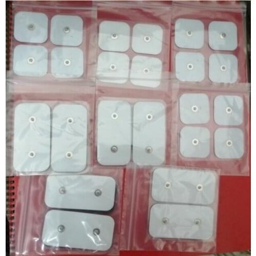 Full sets 24pcs Self Adhesive Compex Electrode Pads sticker 5*5cm 16pcs + 5*10cm 8pcs