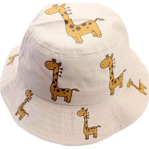 Casual Baby Girls Sun Hats Autumn Cartoon Child Fisherman Cap Cotton Children Bucket Hat Summer Sun Cap for Boys Kids Beach Caps