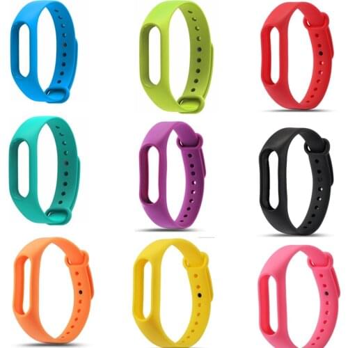 2020 new band For Xiaomi Mi Band2 3 4 5 Bracelet Miband 2 3 Strap Wristband For Mi Band 5 sport Silicone band 10 colors