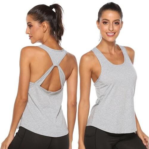 Sexy Backless Yoga Vest For Women,Sleeveless Sport Yoga Shirt,Workout Fitness T Shirt,Quick Dry Athletic Running Vest