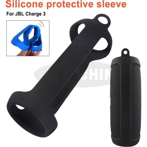 Speaker Silicone Case Wireless Bluetooth Speakers Protective Cover Portable Anti-scratch Anti-shock Silicone For JBL Charge 3