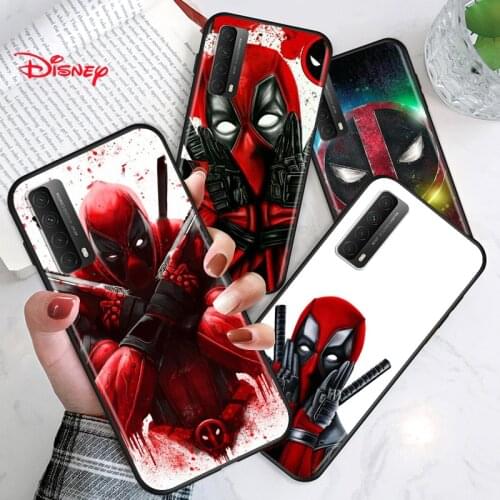 Silicone Cover Marvel Hero Deadpool For Huawei Y9S Y6S Y8S Y9A Y7A Y8P Y7P Y5P Y6P Y7 Y6 Y5 Pro Prime 2020 2019 Phone Case