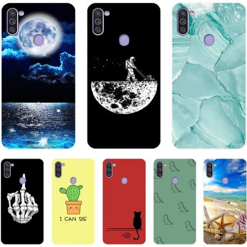 For Samsung Galaxy M11 Case Silicone TPU Soft Back Cover Phone Case For Samsung M11 M115F M 11 6.4 inch Case Fundas