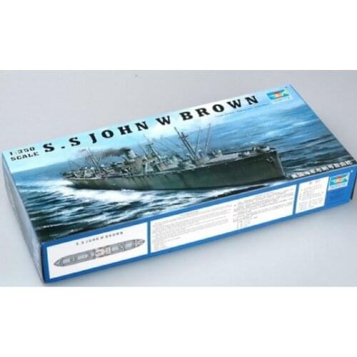 Trumpeter 05308 1/350 Liberty Ship USS John W. Brown Static Model Kit Steamer TH05262-SMT2