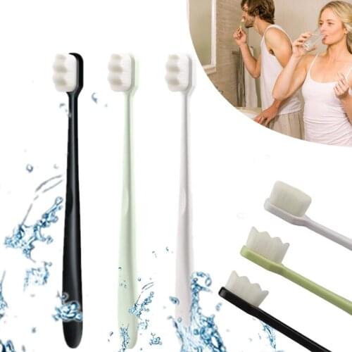 Ultra Soft-bristled Ultra-fine Adult Toothbrush Deep Cleaning Effect for Sensitive Teeth Oral Gum Recession @ME