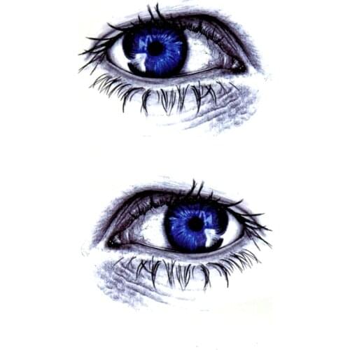 Eyes Waterproof Temporary Temporary Tattoo For Women Fake Tatoo Sticker Flash Tattoo Body art Henna For Tattoo Men Cheap things