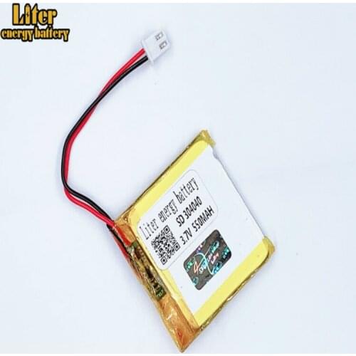 XHR-2P 2.45 550mAh 304040 3.7V lithium polymer battery 354040 Bluetooth headset mouse MP3