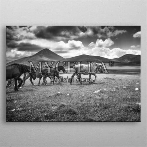 Animals 5D DIY Diamond Painting Wld Horses Cross Stitch Needlework Full Rhinestone Mosaic Diamond Embroidery Crafts Home Decor