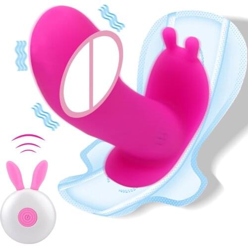 12cm Wear In Panties Vibrators Women Dildos Clitoris Vaginal Toys Anal Plug Penis Female Masturbation Wireless Erotic Sex Shop