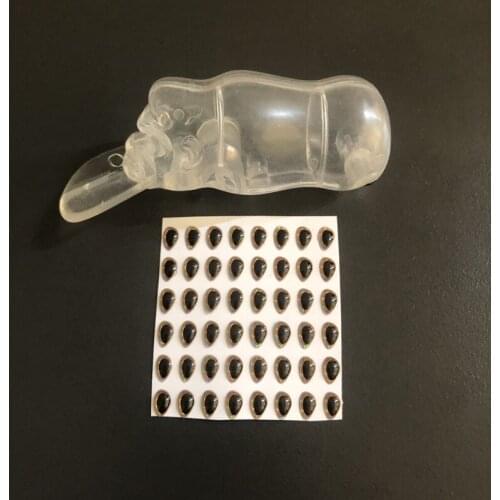 200pcs 64mm11g Unpainted Fishing Lure Blank Nude Lure Diy Fishing Gear