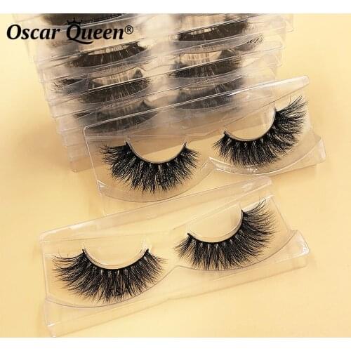 3D Mink Lashes Natural Cruelty Free Mink Eyelashes Vendor False Eyelash Extension 18-22mm Lash Boxes Packing Makeup Beauty