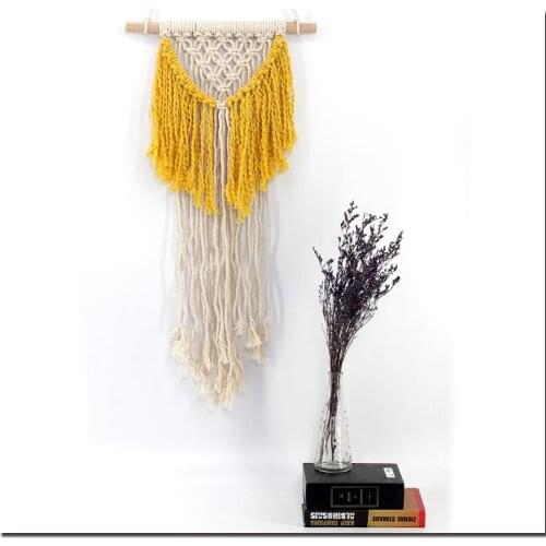 70x35cm Tapestry Handcrafte BOHO Chic Macrame Woven Wall Hanging Bohemian Art Wall Decor Craft DIY