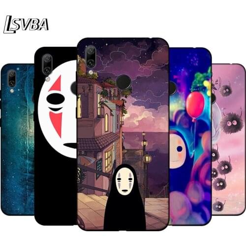 Silicone Cover Studio Ghibli Faceless Man For Huawei Mate 30 20 20X 10 Lite Y9 Y7 Y6 Y5 Pro Prime Lite 2019 2018 Phone Case