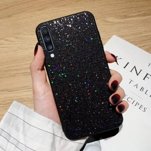 Glitter Powder Phone Case For Samsung galaxy Note 10 Plus S9 plus S10 S20 A20 A30 A50 A71 A51 A70 Bling soft TPU Back Cover