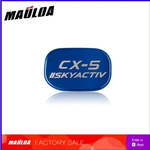 For CX-5 fuel tank cap with stainless steel fuel tank cap body decoration stickers CX 5 2017 2018 2019