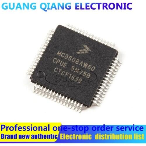 1PCS MC9S08AW60CPUE IC MCU 8BIT 60KB FLASH 64LQFP