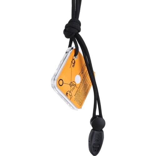 Multifunctional Signal Mirrors Outdoor Survival Survivor Reflective Makeup Mirrors Portable Hanging EDC Tools For Long Distance