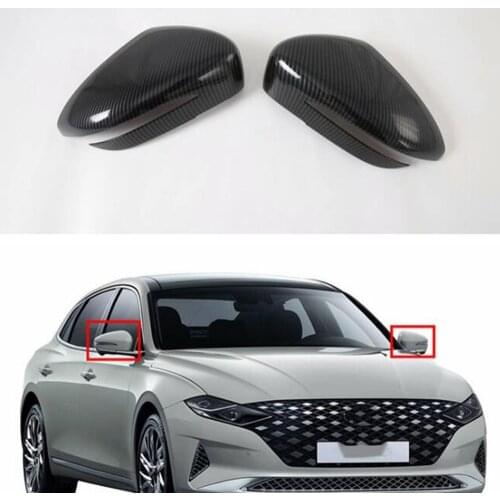 New Exterior Car Styling For Hyundai AZERA Grandeur 2020 Rear View Mirror Cover Trim ABS Auto Moldings Accessories 2pcs