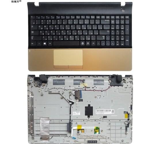 Russian For Samsung 300E5A NP300E5A 305E5A 300V5A 305V5A 300E5C Replace laptop keyboard with C shell New RU Golden