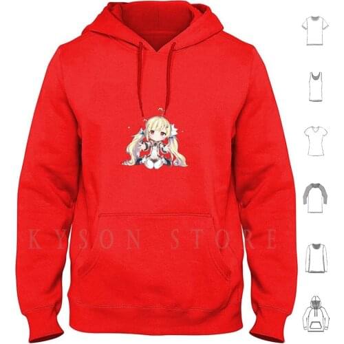 Eldridge Azur Lane Chibi Hoodie long sleeve Azur Lane Anime Azur Lane Akagi Atago Manga Waifu Cute Ship Azur Lane