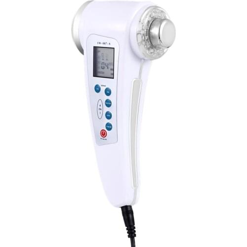 4 Modes 1Mhz 3Mhz Electric Ultrasonic Photon Ion Therapy Beauty Device Face Cleanser EMS Massager Sonic Lifting Facial Skin