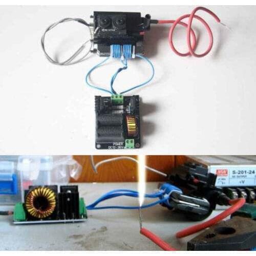 DYKB High Voltage Generator ZVS Flyback Driver Board Zero Voltage Switching Inductive Heater Arc Module ignition coil 12-36V DC