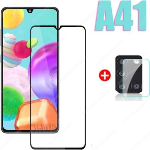 Protective Glass For Samsung A41 Glass Tempered Camera Len Screen Protector On For Samsung Galaxy A 41 41A Film 6.1inch