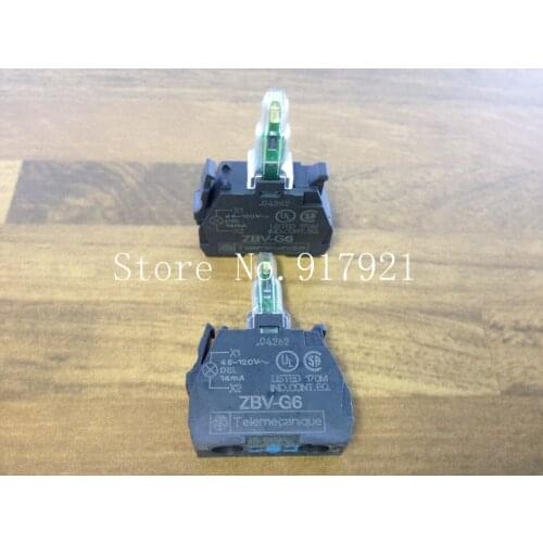 [ZOB] original original ZBV-G6 button blue indicator lamp module LED 48-120V --10PCS/LOT