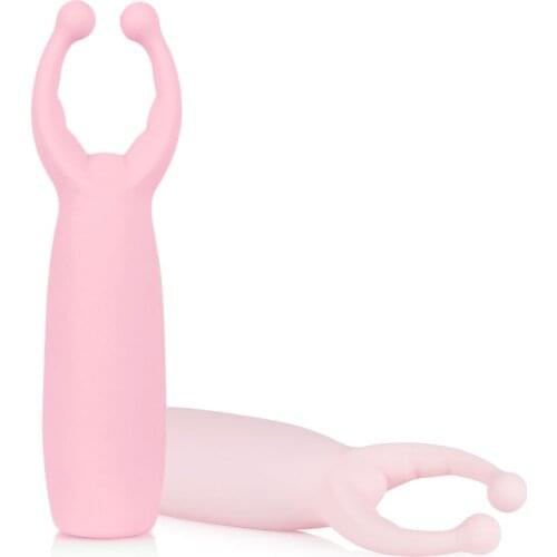10 Mode Charging Clitoris Stimulator Vibrating Nipple Clip Clamp Dildo Penis Clit Clitoral Vibrator Adult Sex Toys For Women Men
