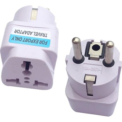 20 pcs Universal Power Adapter UK US AU to EU AC Power Socket Plug Travel Charger Adapter Converter Electrical Plug