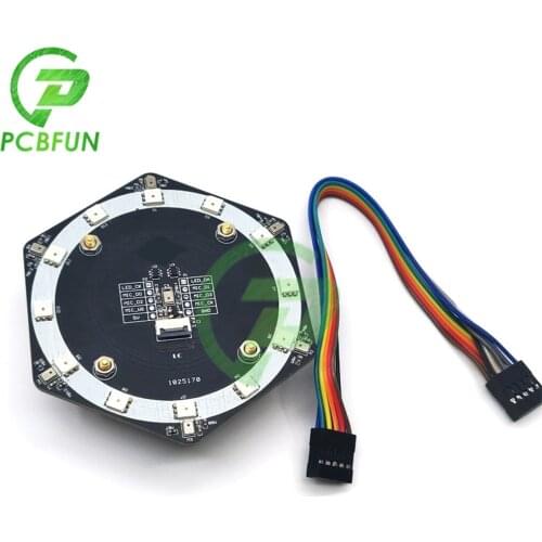 6+1 MSM261S4030HOR I2S Microphone Speech Recognition Array Module K210 Board LED Display for Voice Recognition Capture 140DB SPL