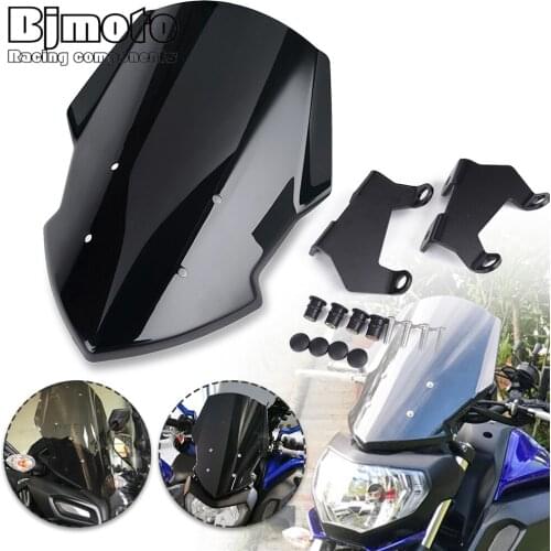 Accessories MT15 Motorcycle Windshield Windscreen For Yamaha MT-15 2019 2020 2021 Wind Shield Screen Protector Parts
