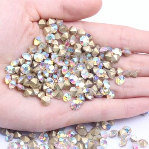 Shiny Glass Rhinestones Many Colors ss31 6.6-6.8mm 288pcs Pointback Stones Loose Strass Bead DIY Nail Art Decoration