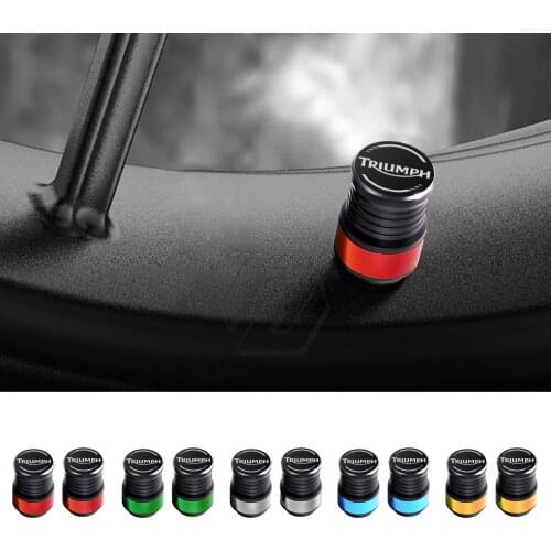 For Triumph Tiger Street Triple Daytona SCRAMNLER Motor Motorcycle Accessories Wheel Tire Valve Caps