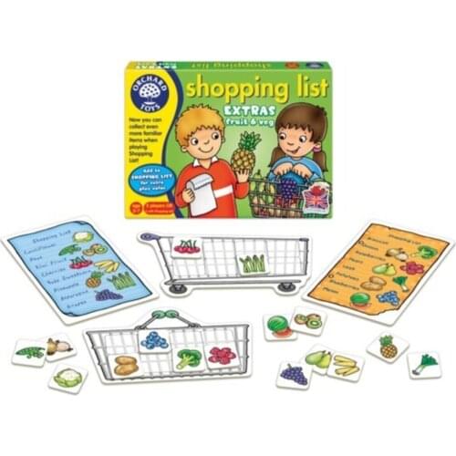 Shopping List of Fruits And Vegetables Supplementary Package