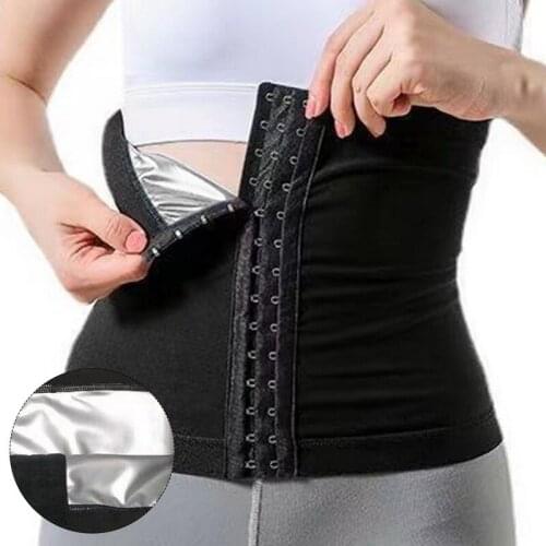 Waist Trainer Silver Ion Coating Women Body Shaper Waist Croset Cincher Tummy Control Sport Girdle Weight Loss Slimming Trimmer