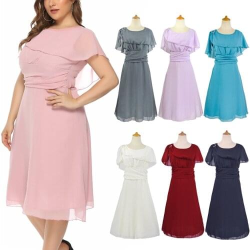 Maxi Lace Dresses for Women O-Neck Flying Sleeve Plus Size Clothing for Women Summer 2021 Lady Sexy Bandage Dress Fashion
