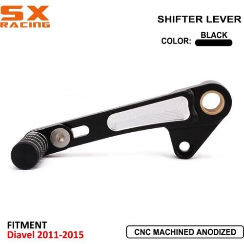 Motorcycle CNC Aluminum Left Gear Shift Shifter Lever For Ducati Diavel 2011 2012 2013 2014 2015 2011-2015