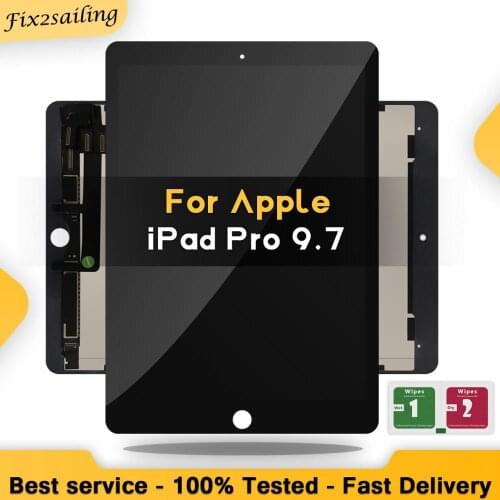 100% New Grade LCD Display Touch Screen Digitizer Assembly Replacement For Apple iPad Pro 9.7 A1673 A1674 A1675 Tested