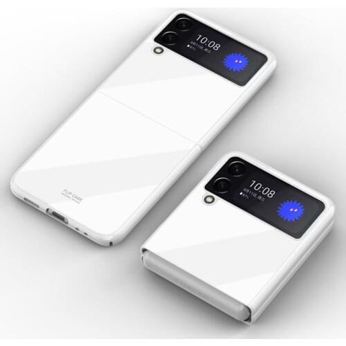 2021.9 New TECH Ceramics Mirror Hard Case for Samsung Galaxy Z Flip 3 Case for F7110 Case
