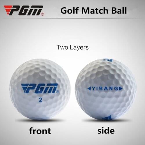New Wholesale Brand PGM Golf Balls Beginners Practice Driving Range Training Double Layer Ball Rubber