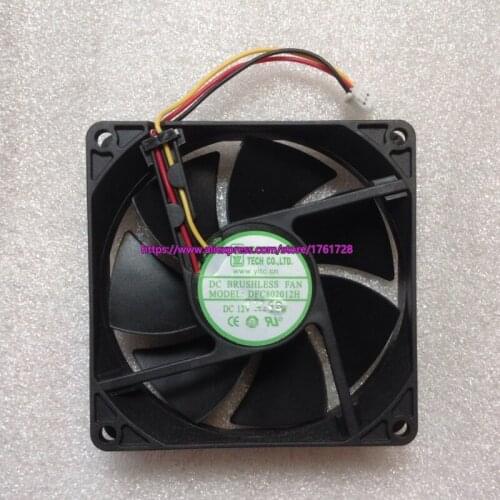 Brand new and original 8020 8cm cooling fan DFC802012H 12V 2.8W 3wires ,in stock