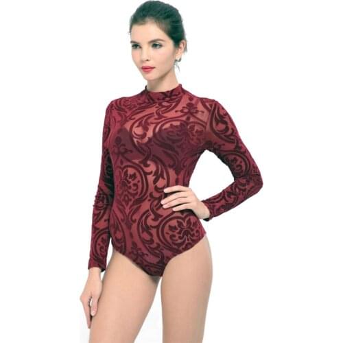 Skinny Long Sleeve Thin Women Under Short Bodysuits O Neck Sexy Style Rompers