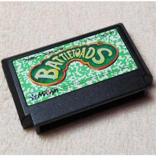 Original 8bit game card : BATTLETOADS ( Japan Version!! cartridge ONLY!! )