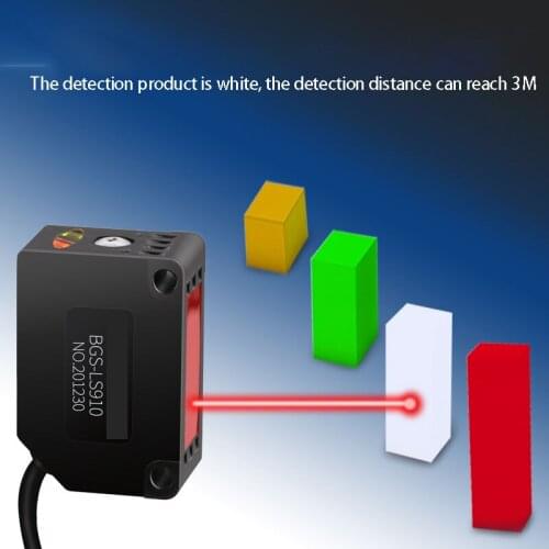 BGS-LS910 reflective photoelectric switch sensor 3 meters long distance high sensitive detection sensor is not affected by noise