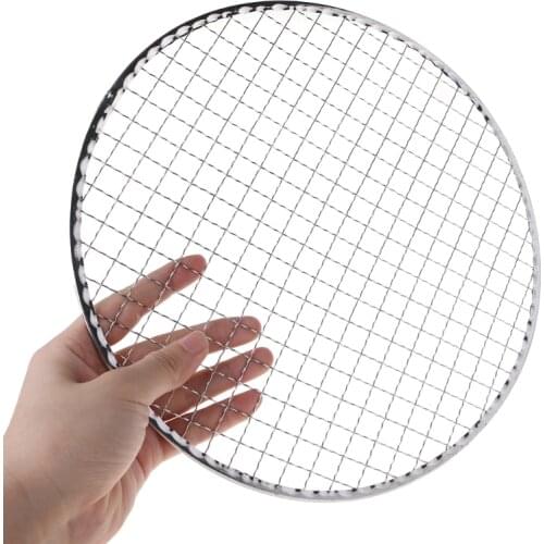 Heat Resistance Continuous Use Disposable BBQ Barbecue Grill Basket Mesh Wire Net Meat Fish Vegetable Tool Hot