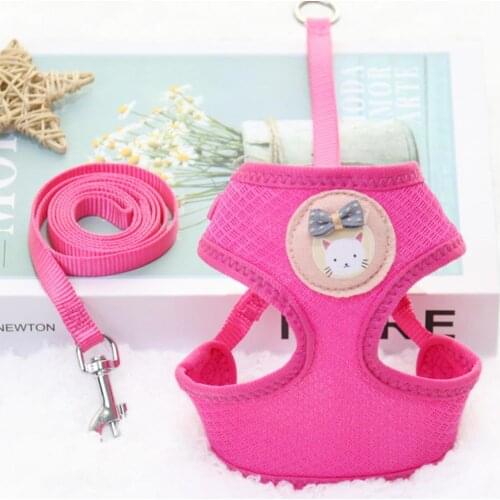 Vest Chest Strap Explosion Proof Adjustable Nylon Walking Safety Collar Chest Strap Leash Harnesses Traction Rope for Dog