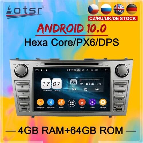 2 Din IPS Screen Android 10 DSP Car Multimedia Player For Toyota Camry 2006 2007 - 2011 Navigation Audio Radio Stereo head unit