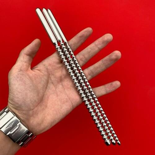 3Pcs/Set Penis Plug Metal Urethral Catheter Male Urethral Dilator Horse Eye Stimulation Sounding Masturbator Sex Toys for Men 18