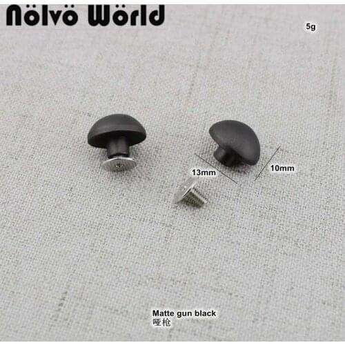 4pcs 13mm Round head metal silver stud DIY bag bottom rivets in screws,bags handbags purse feet studs